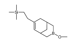 2-(7-methoxy-7-borabicyclo[3.3.1]non-3-en-3-yl)ethyl-trimethylsilane结构式