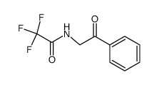 N-(trifluoroacetyl)-α-aminoacetophenone结构式