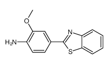 4-(1,3-benzothiazol-2-yl)-2-methoxyaniline结构式