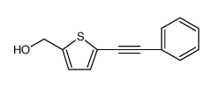 [5-(2-PHENYLETH-1-YNYL)-2-THIENYL]METHANOL结构式