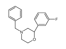 (2S)-4-benzyl-2-(3-fluorophenyl)morpholine结构式