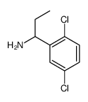 1-(2,5-dichlorophenyl)propan-1-amine结构式