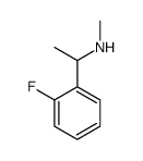 1-(2-fluorophenyl)-N-methylethanamine Structure