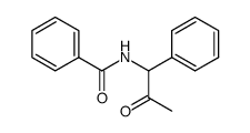 N-(2-oxo-1-phenylpropyl)benzamide Structure