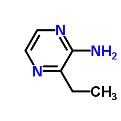 2-乙基-3-氨基吡嗪结构式