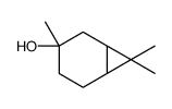 4,7,7-trimethylbicyclo[4.1.0]heptan-4-ol结构式