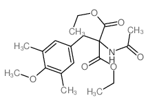 diethyl 2-acetamido-2-[(4-methoxy-3,5-dimethyl-phenyl)methyl]propanedioate picture