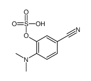 [5-cyano-2-(dimethylamino)phenyl] hydrogen sulfate Structure