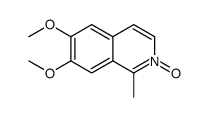 6,7-dimethoxy-1-methyl-2-oxidoisoquinolin-2-ium Structure