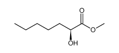 methyl (+)-2(S)-hydroxyheptanoate结构式