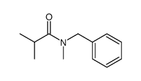 N,2-dimethyl-N-(phenylmethyl)propanamide Structure