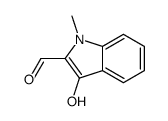 3-Hydroxy-1-methyl-1H-indole-2-carbaldehyde Structure