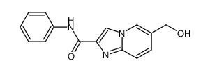 6-(Hydroxymethyl)-N-phenylimidazo[1,2-a]pyridine-2-carboxamide Structure