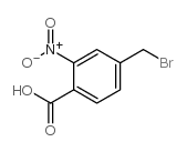 4-CARBOXY-3-NITROBENZYLBROMIDE结构式