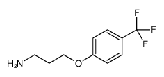 3-(4-(TRIFLUOROMETHYL)PHENOXY)PROPAN-1-AMINE结构式