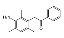 2-(3-Amino-2,4,6-trimethylphenyl)-1-phenylethanone结构式