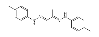 pyruvaldehyde bis-p-tolylhydrazone Structure