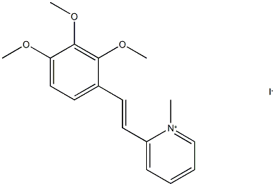 1-methyl-2-[(E)-2-(2,3,4-trimethoxyphenyl)ethenyl]pyridin-1-ium iodide图片