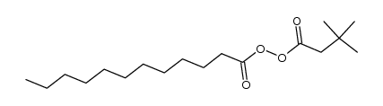 3,3-dimethylbutyryl dodecanoyl peroxide结构式