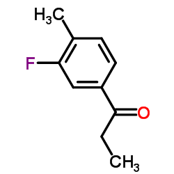 1-(3-Fluoro-4-methylphenyl)-1-propanone结构式