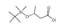 (R)-3-(tert-butyldimethylsiloxy)butanoyl chloride Structure