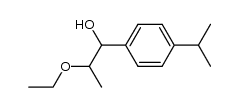 2-ethoxy-1-(4-isopropyl-phenyl)-propan-1-ol结构式