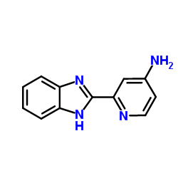 2-(1H-Benzo[d]imidazol-2-yl)pyridin-4-amine structure