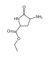 D-Proline, 4-amino-5-oxo-, ethyl ester, (4R)-rel- (9CI) structure