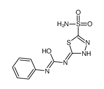 1-phenyl-3-(5-sulfamoyl-1,3,4-thiadiazol-2-yl)urea Structure