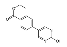 ethyl 4-(2-oxo-1H-pyrimidin-5-yl)benzoate Structure