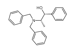 (1R,2S)-2-(dibenzylamino)-1-phenylpropan-1-ol结构式