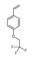 1-ethenyl-4-(2,2,2-trifluoroethoxy)benzene结构式