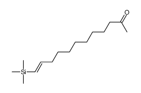 12-trimethylsilyldodec-11-en-2-one Structure