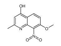 7-methoxy-2-methyl-8-nitro-1H-quinolin-4-one Structure