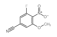 3-fluoro-5-methoxy-4-nitrobenzonitrile Structure
