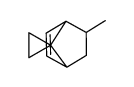 spiro[5-methylbicyclo[2.2.1]hept-2-en-7,1'-cyclopropane]结构式