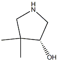 (3R)-4,4-diMethyl-3-Pyrrolidinol结构式