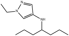 1-Ethyl-N-(heptan-4-yl)-1H-pyrazol-4-amine Structure