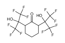 2,6-bis(2-hydroxyperfluoroisopropyl)cyclohexanone Structure