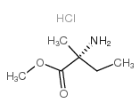 (R)-Methyl 2-amino-2-methylbutanoate hydrochloride Structure