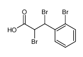 2,3-DIBROMO-3-(2-BROMOPHENYL)PROPIONIC ACID结构式