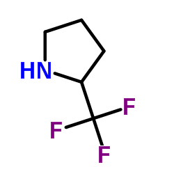 (R)-2-(三氟甲基)吡咯烷结构式