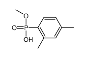 P-(2,4-Dimethylphenyl)phosphonic acid momomethyl ester Structure