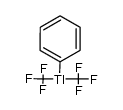 bis(trifluoromethyl)phenylthallium结构式