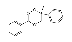 6-methyl-3,6-diphenyl-1,2,4-trioxane结构式