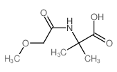 N-(2-Methoxyacetyl)-2-methylalanine结构式