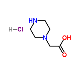 2-(piperazin-1-yl)acetic acid hydrochloride structure