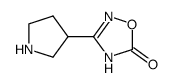 3-pyrrolidin-3-yl-1,2,4-oxadiazol-5(4H)-one Structure