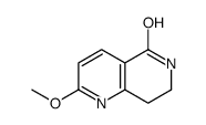 2-Methoxy-7,8-dihydro-6H-[1,6]naphthyridin-5-one structure
