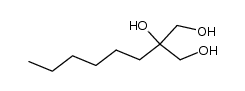 2-hydroxymethyloctane-1,2-diol结构式